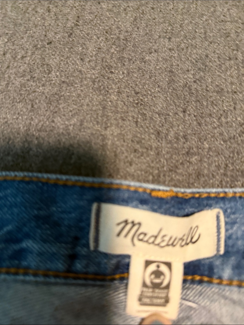 Madewell the dean easy straight Jean in monessen wash, 32, good condition - Picture 10 of 12